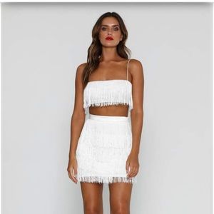 Sophia Fringe Crop Top